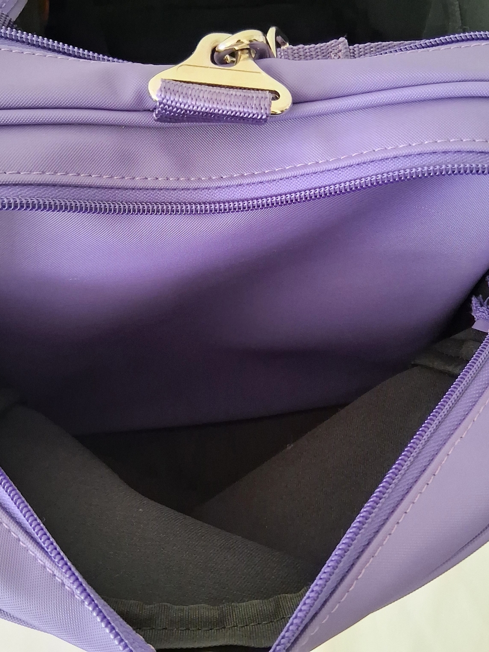 Jon Hart Design Purple Travel Duffel Bag - Picture 10 of 13
